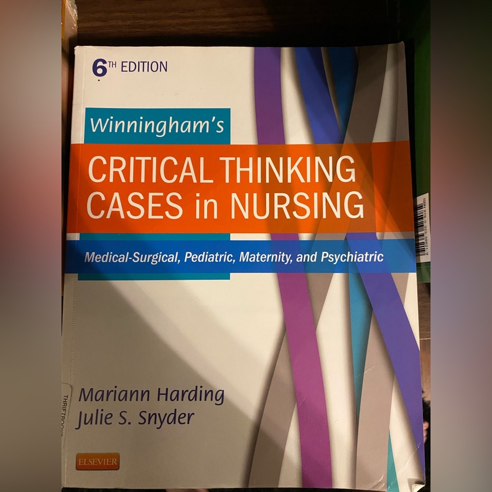 Nursing school critical thinking textbook RN